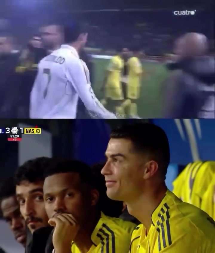 开云唯一入口-不是第一次！C罗被扒出皇马时期做相同争议手势，高喊“抢劫”